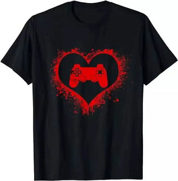 Gamer Heart Short-Sleeve T-Shirt