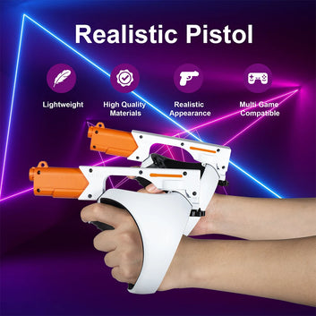 VR Gun Stock Handle Grip for Sony PlayStation VR2 Controller