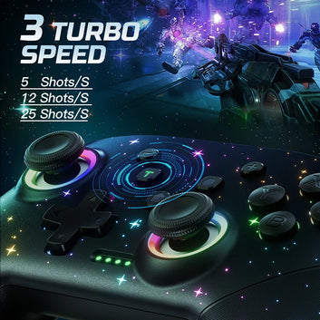 VOYEE S08 "Stars" Nintendo/PC/Andriod RGB Wireless Controller