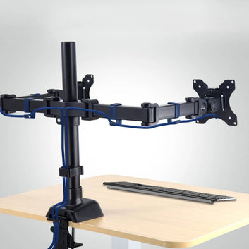 17"-32" Single/Dual Adjustable Desk Mount Monitor Stand