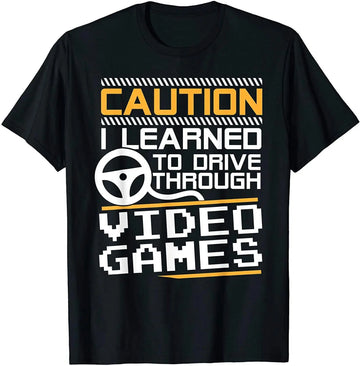 Funny "I Learned To Drive" Short-Sleeve T-Shirt