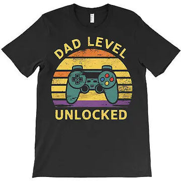 Funny "Dad Level" Short-Sleeve T-Shirt