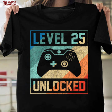"Level 25 Unlocked" Short-Sleeve T-Shirt