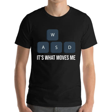 Funny "It's What Moves Me" Funny Computer Gaming Short-Sleeve T-Shirt