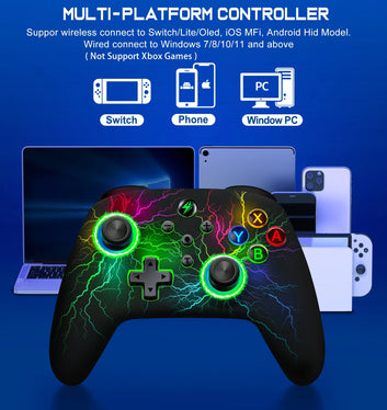 BEBONCOOL RGB Wireless Nintendo Controller