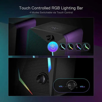 Redragon GS510 Waltz RGB Desktop Computer Speakers