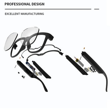 5.0 Blue Light-Blocking Bluetooth Smartglasses