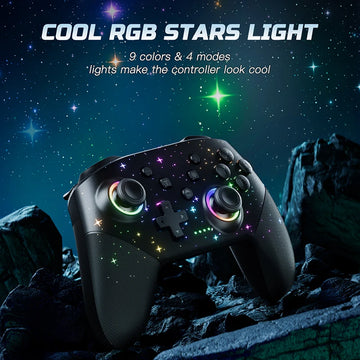VOYEE S08 "Stars" Nintendo/PC/Andriod RGB Wireless Controller