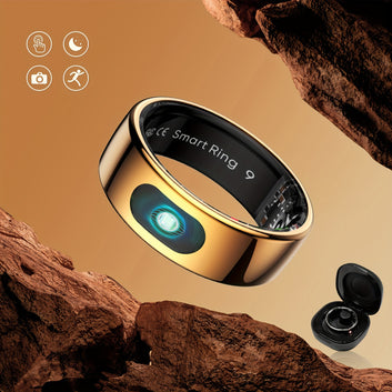 Smart Fitness Ring with Charging Case