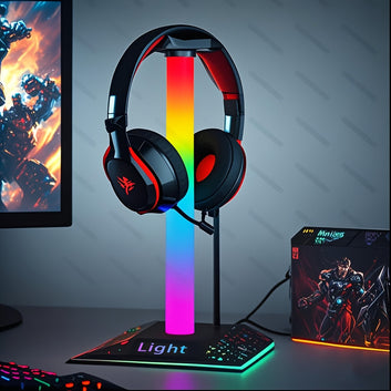 RGB Headset Stand with Type-C Port