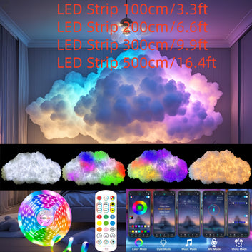 BINDLAN Smart 3D Thunder Cloud LED Lamp