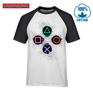 Retro PS-Buttons Short-Sleeve T-Shirt