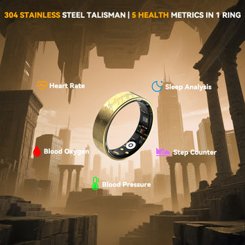 Smart Fitness Ring with Charger