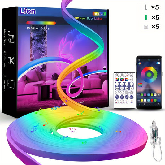 RGB+IC Neon Rope LED Strip Light