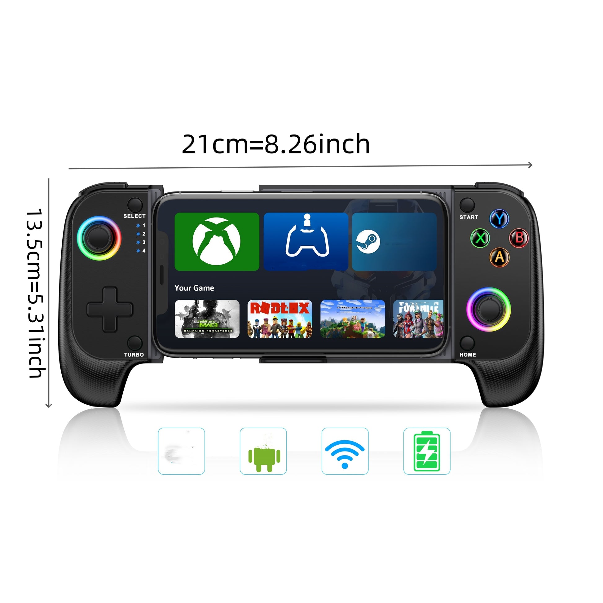 Game Controller Suitable For Switch Mobile Phone AndroidIOS Gamepad Dual Hall Rocker Sixaxis Somatosensory Wireless Controller For Mobile Game Controller Joystick Retractable Gamepad for Christmas gift Xmas gift